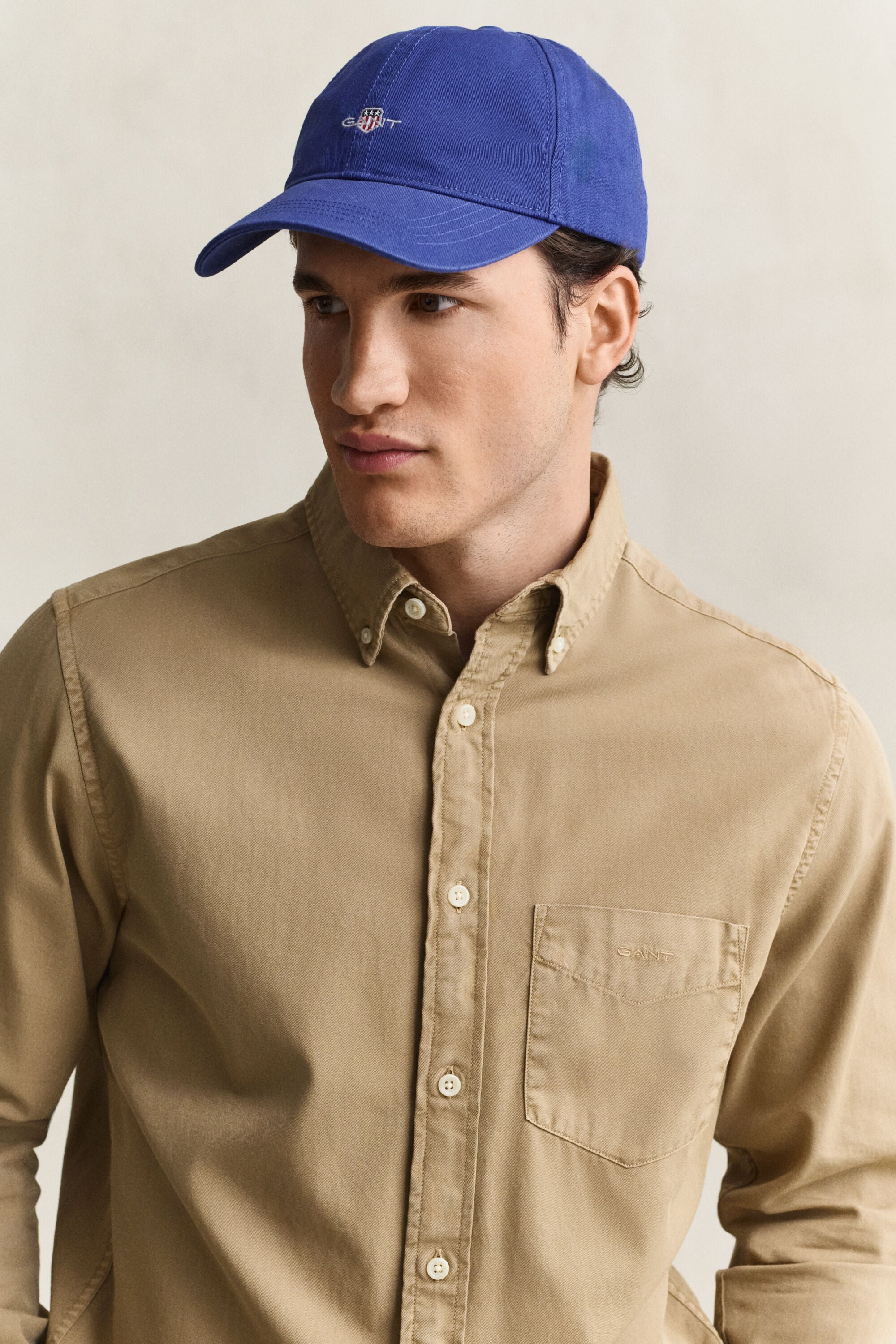 Camisa em sarja regular fit