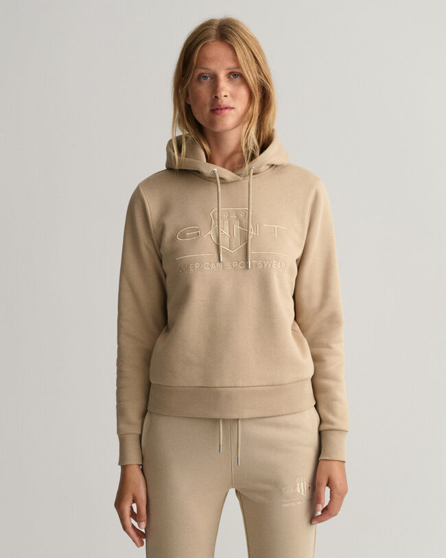 Sweatshirt com capuz Tonal Shield