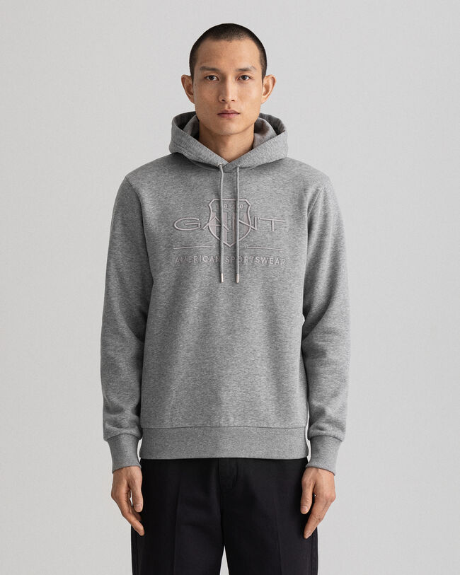 Sweatshirt com capuz Tonal Shield