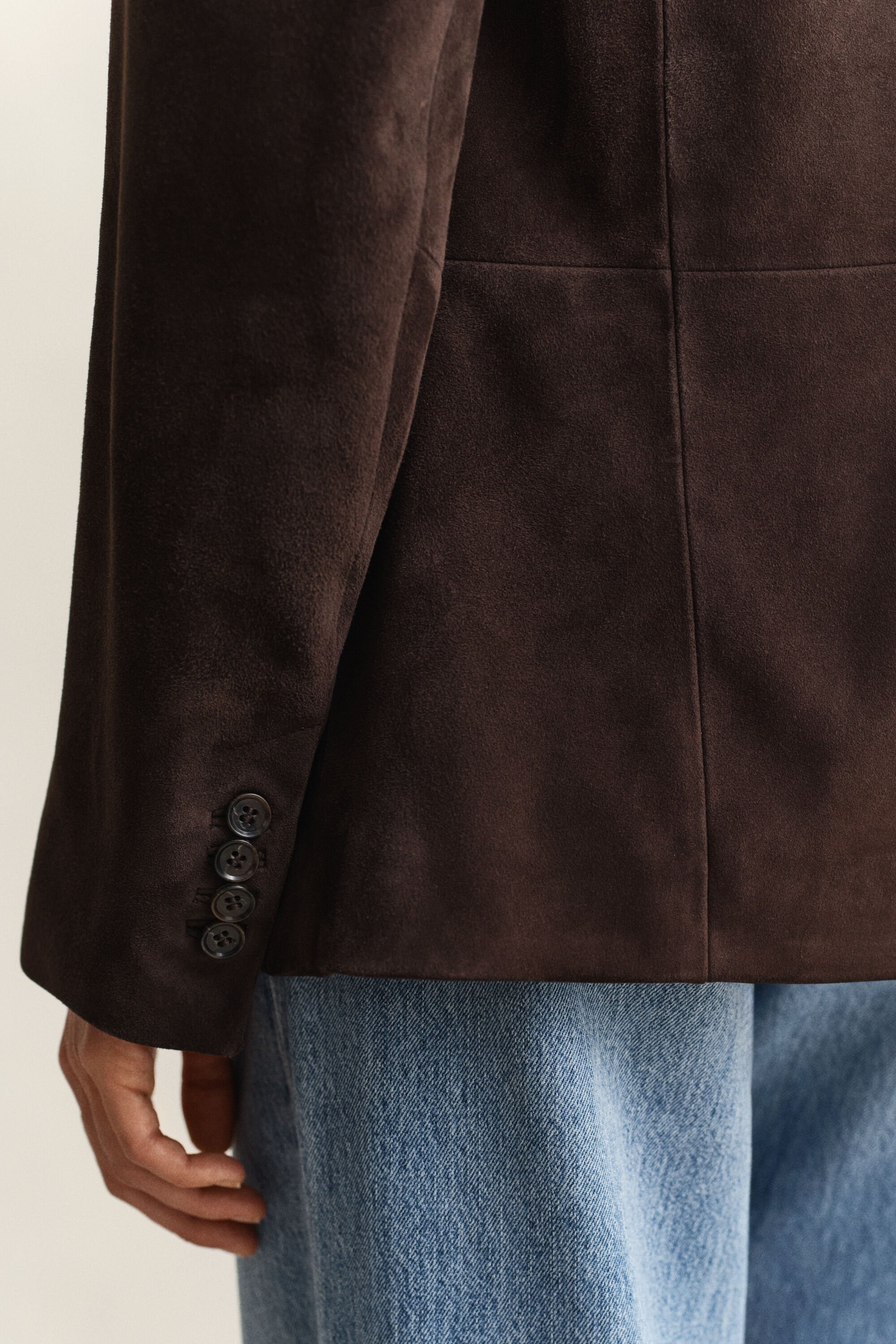 Blazer Club em camurça