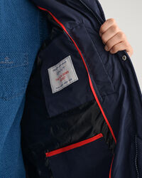 Blusão de penas comprido Alta