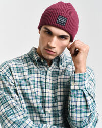 Camisa em padrão de xadrez texturizado oversized