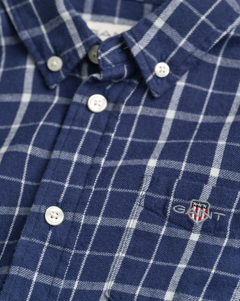 Camisa de flanela com padrão de xadrez Kids