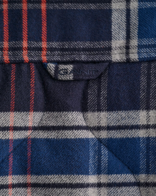 Sobrecamisa em flanela acolchoada