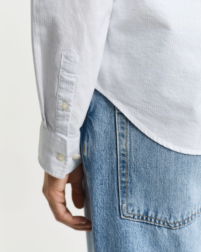 Camisa Oxford às riscas Classic regular fit