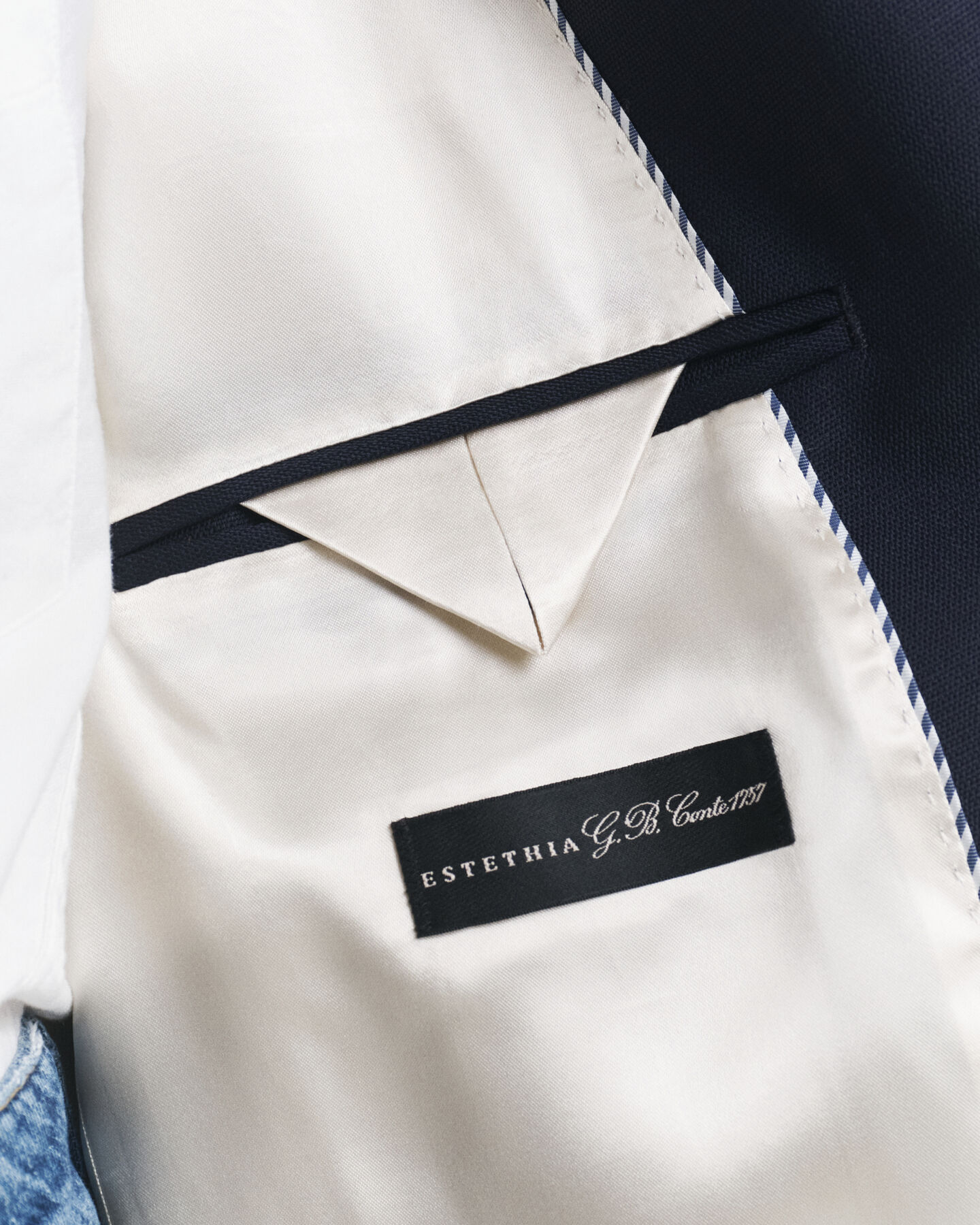 Blazer em lã com padrão Hopsack oversized