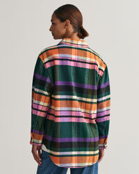 Sobrecamisa com padrão axadrezado