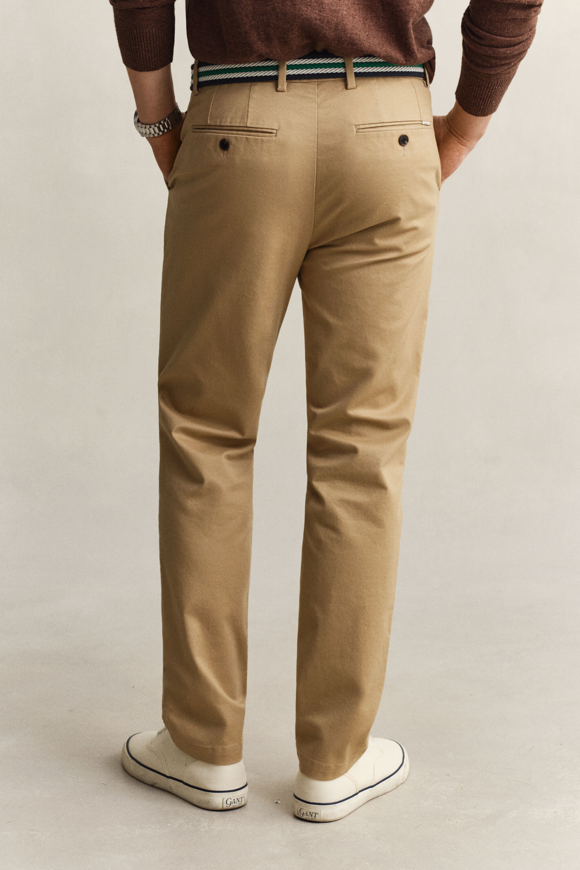 Calças chino elegantes slim fit