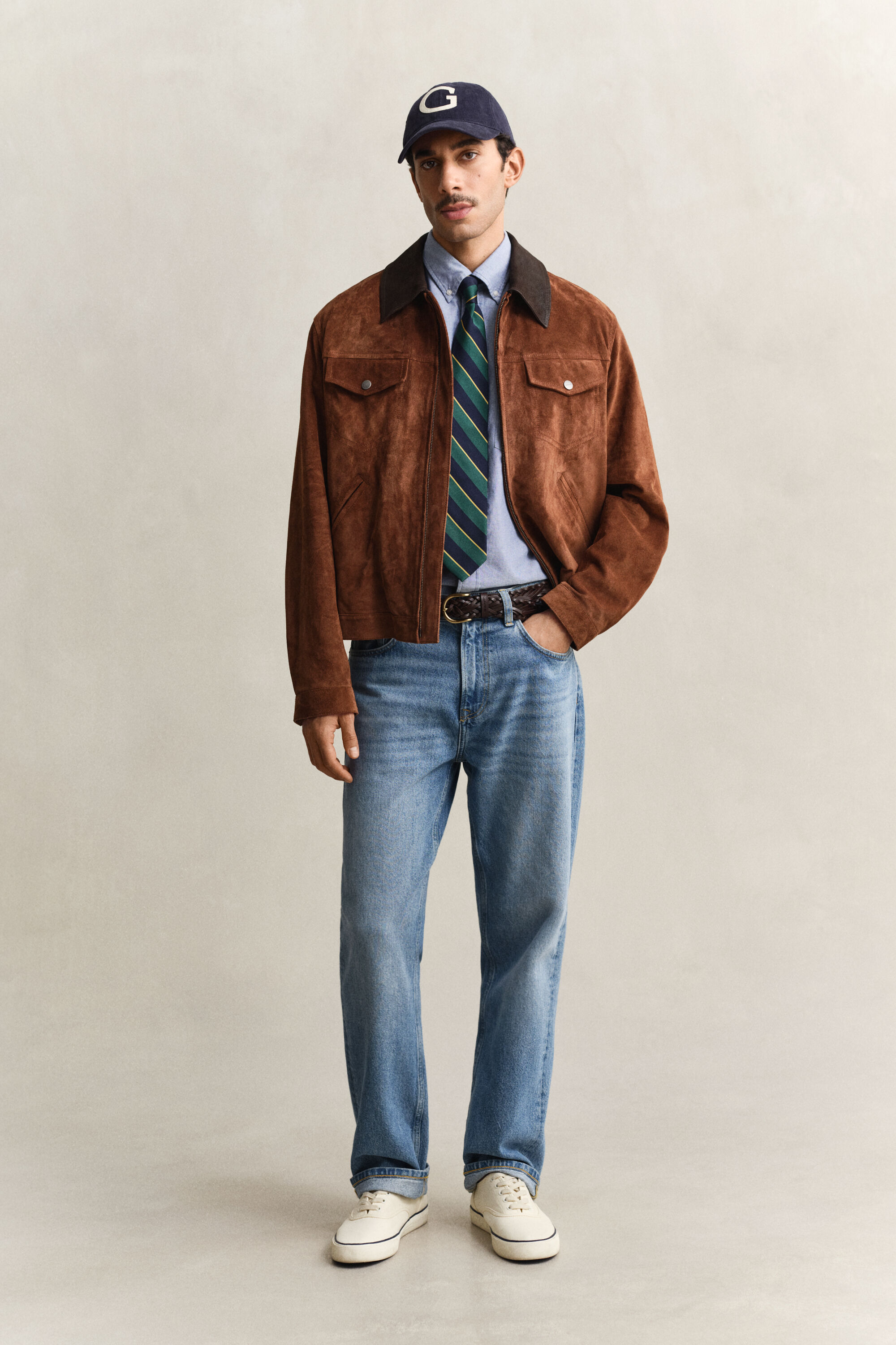 Camisa de manga curta Oxford Classic