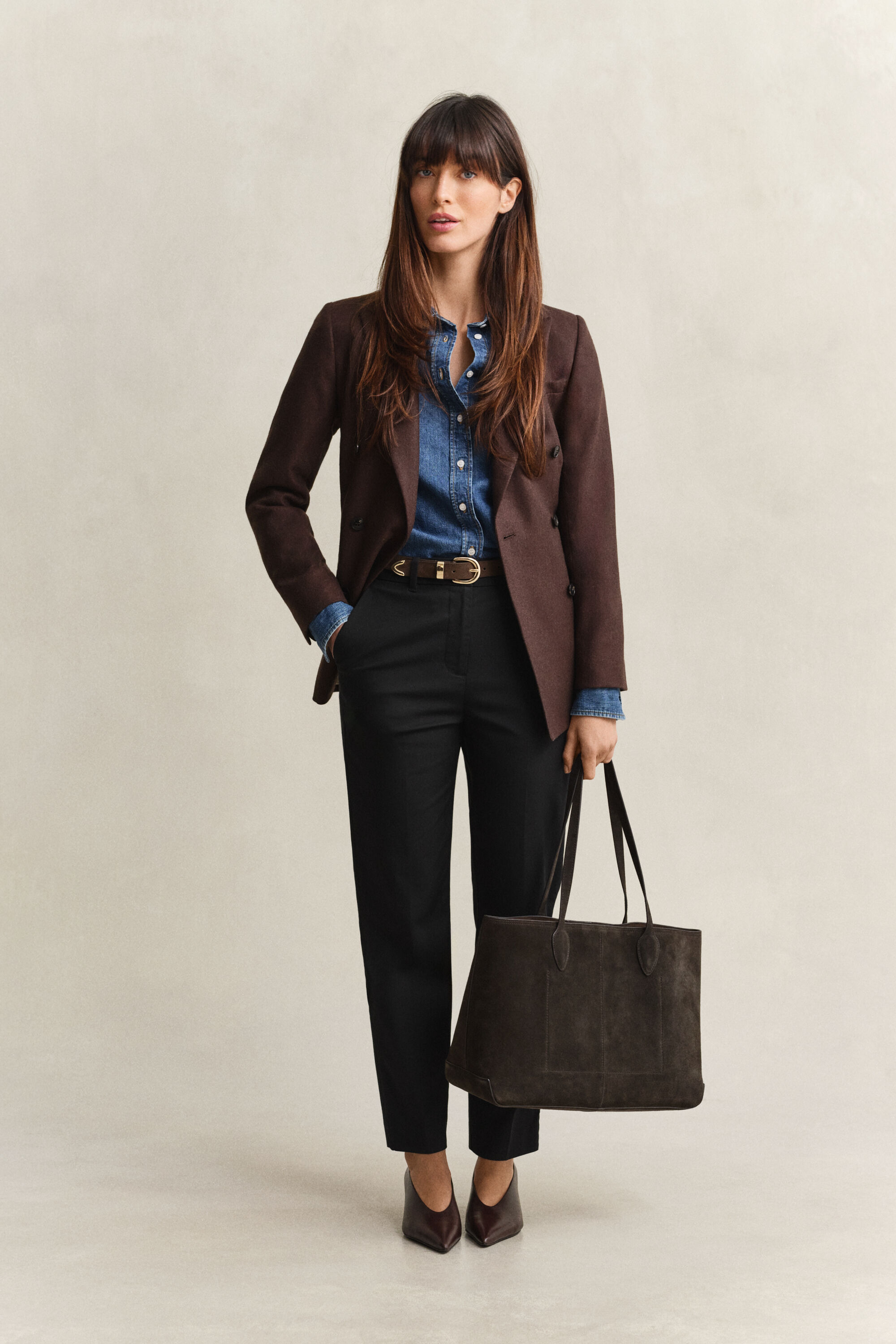 Calças slim fit