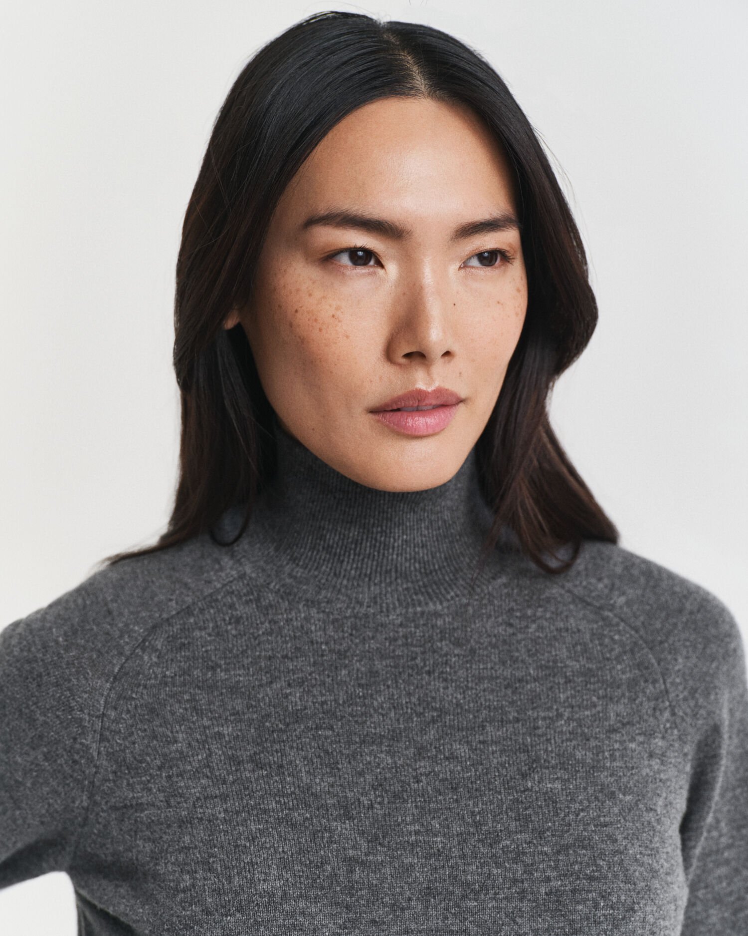 Vestido em malha de lã extrafina