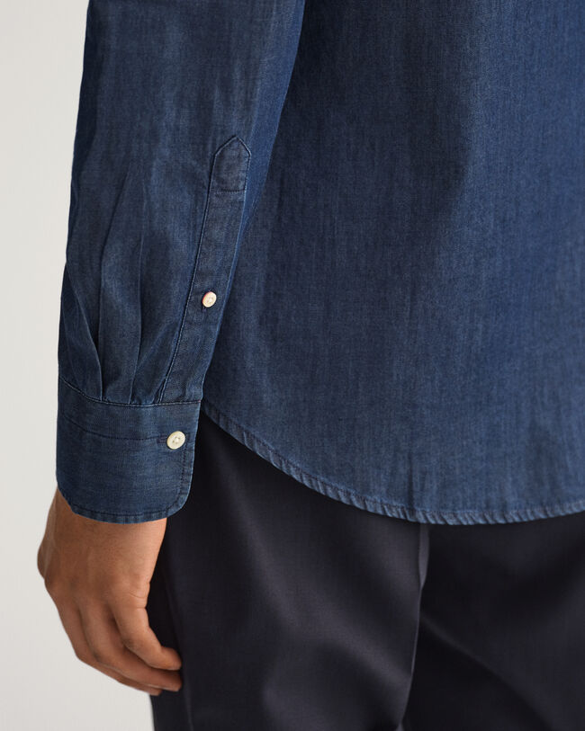 Camisa &iacute;ndigo slim fit