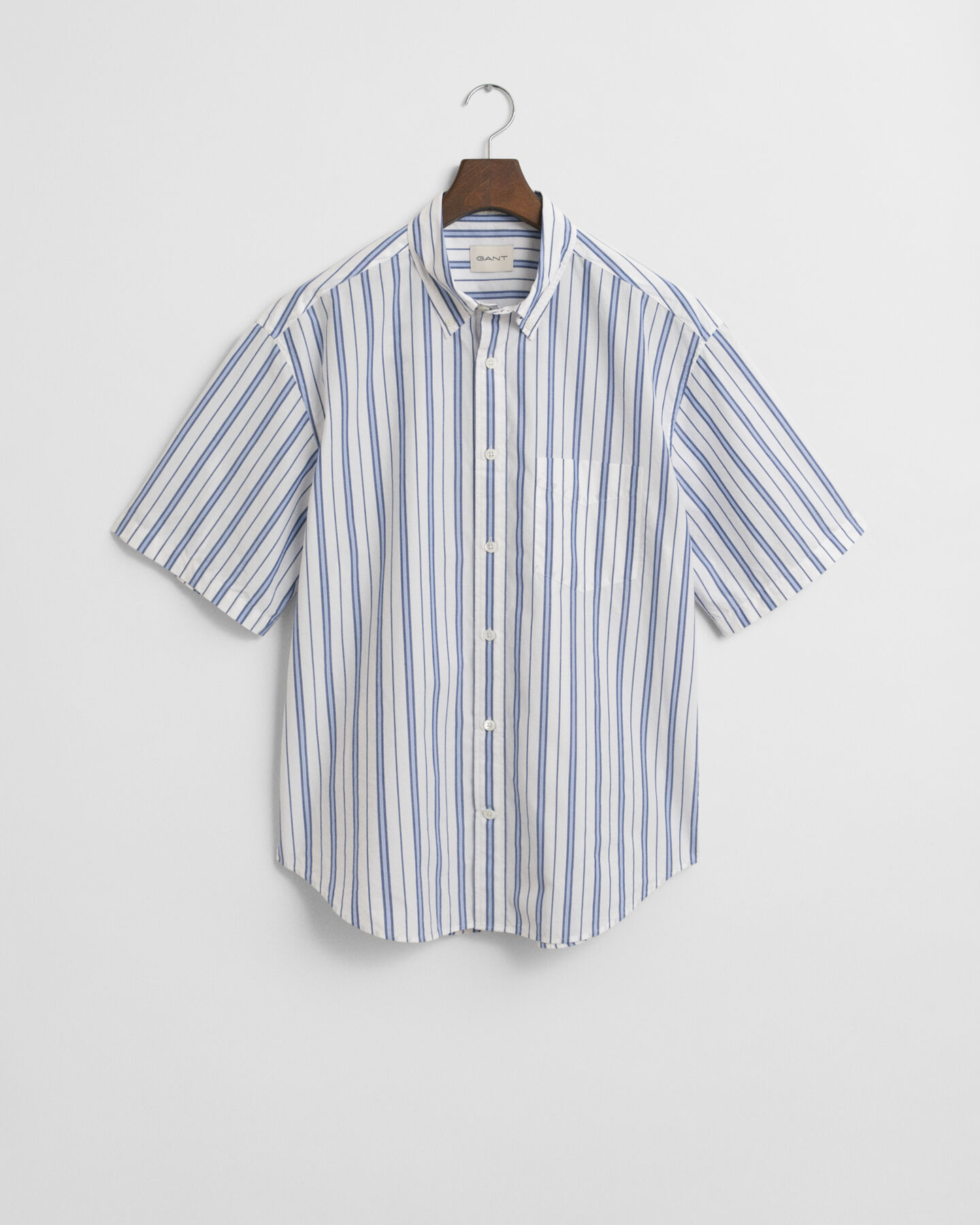 Camisa de manga curta Heritage Poplin relaxed fit