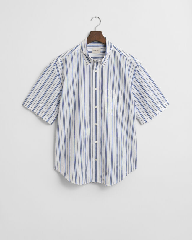Camisa de manga curta Heritage Poplin relaxed fit