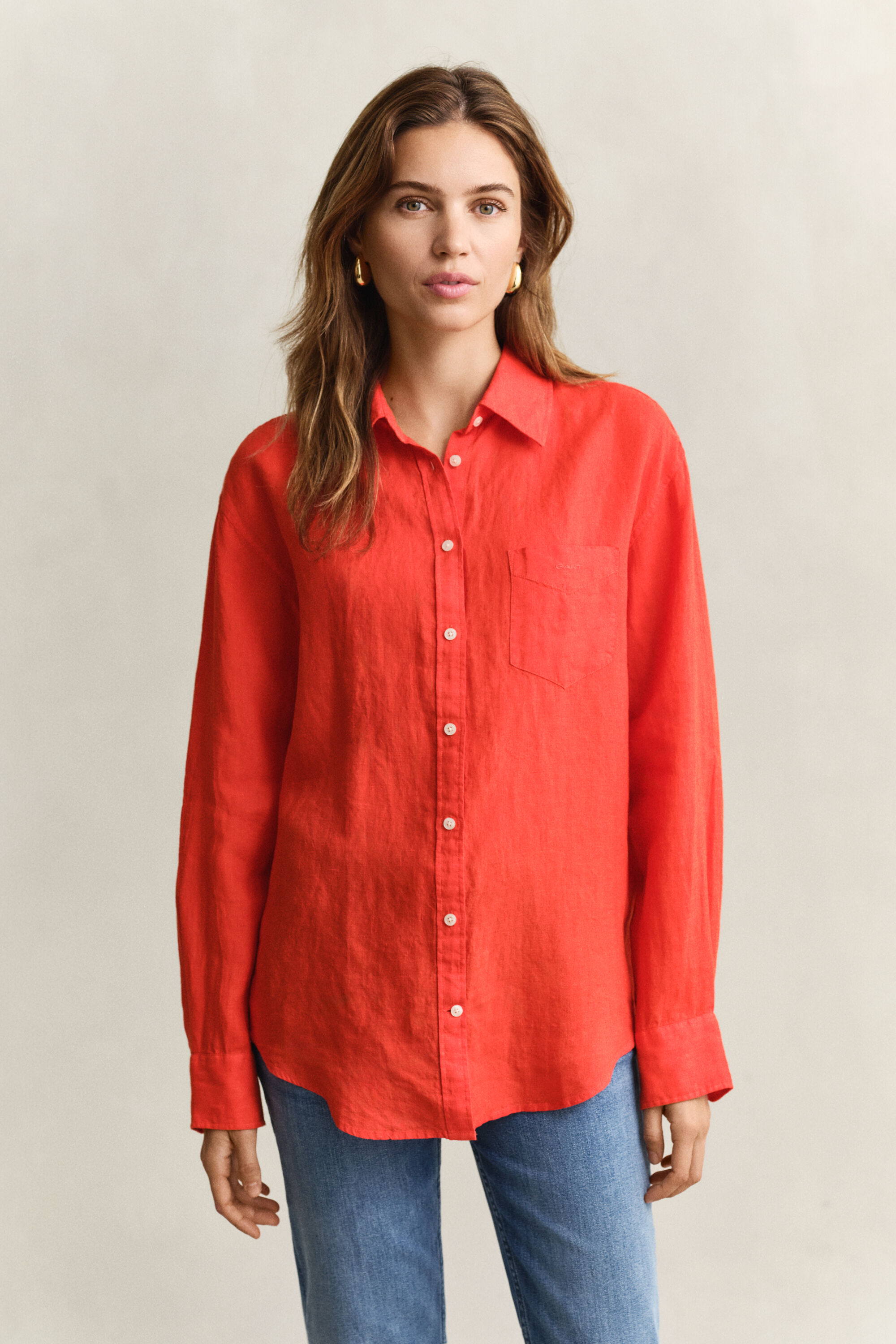 Camisa de linho relaxed fit