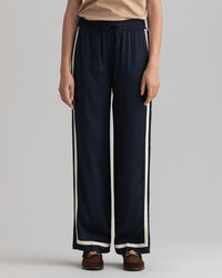 Calças Pull-On em cetim