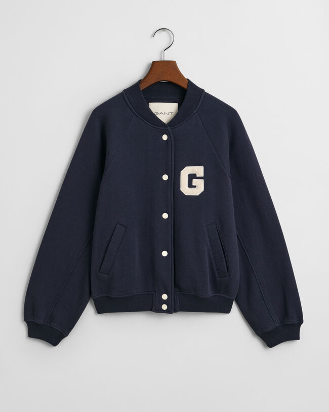 GANT Varsity Jacket em jersey com emblema G