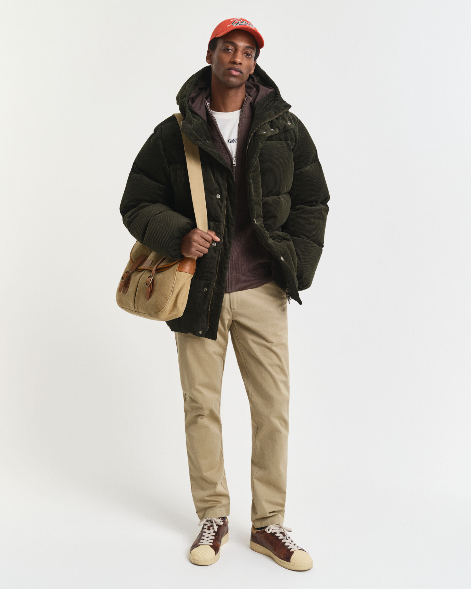 Calças chino super confortáveis slim fit