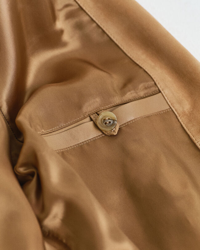 Casaco Harrington em camurça