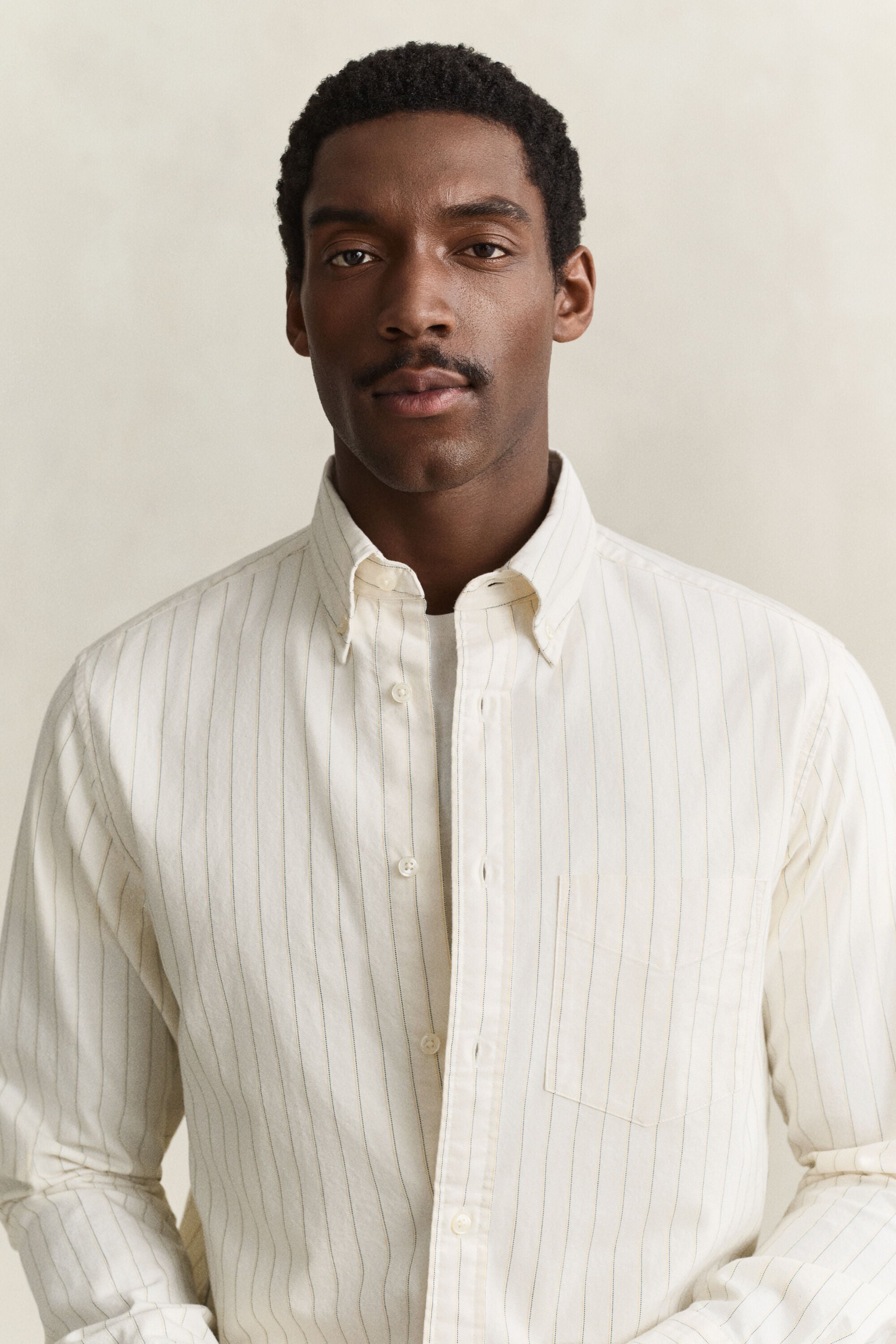 Camisa Oxford Archive às riscas