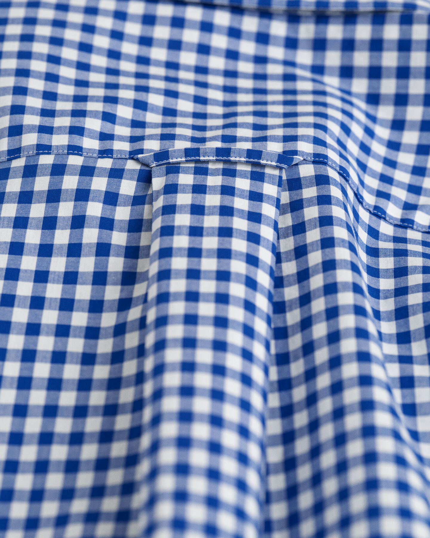 Camisa em popelina gingham Classic regular fit