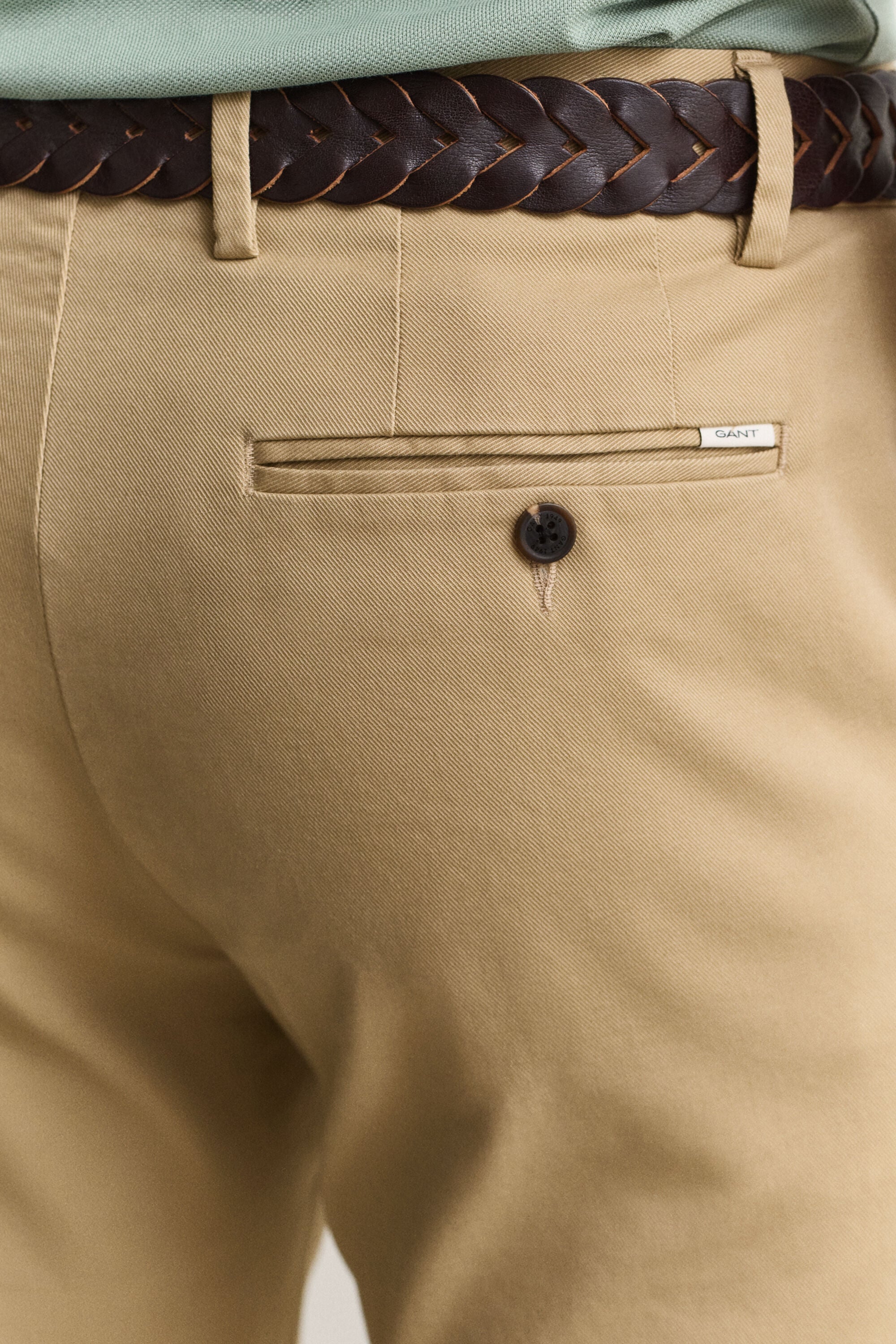 Calças chino elegantes slim fit