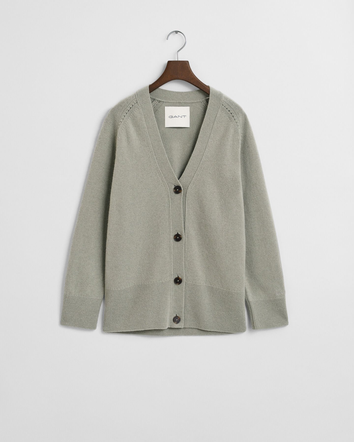 Casaco de malha em mistura de lã e caxemira