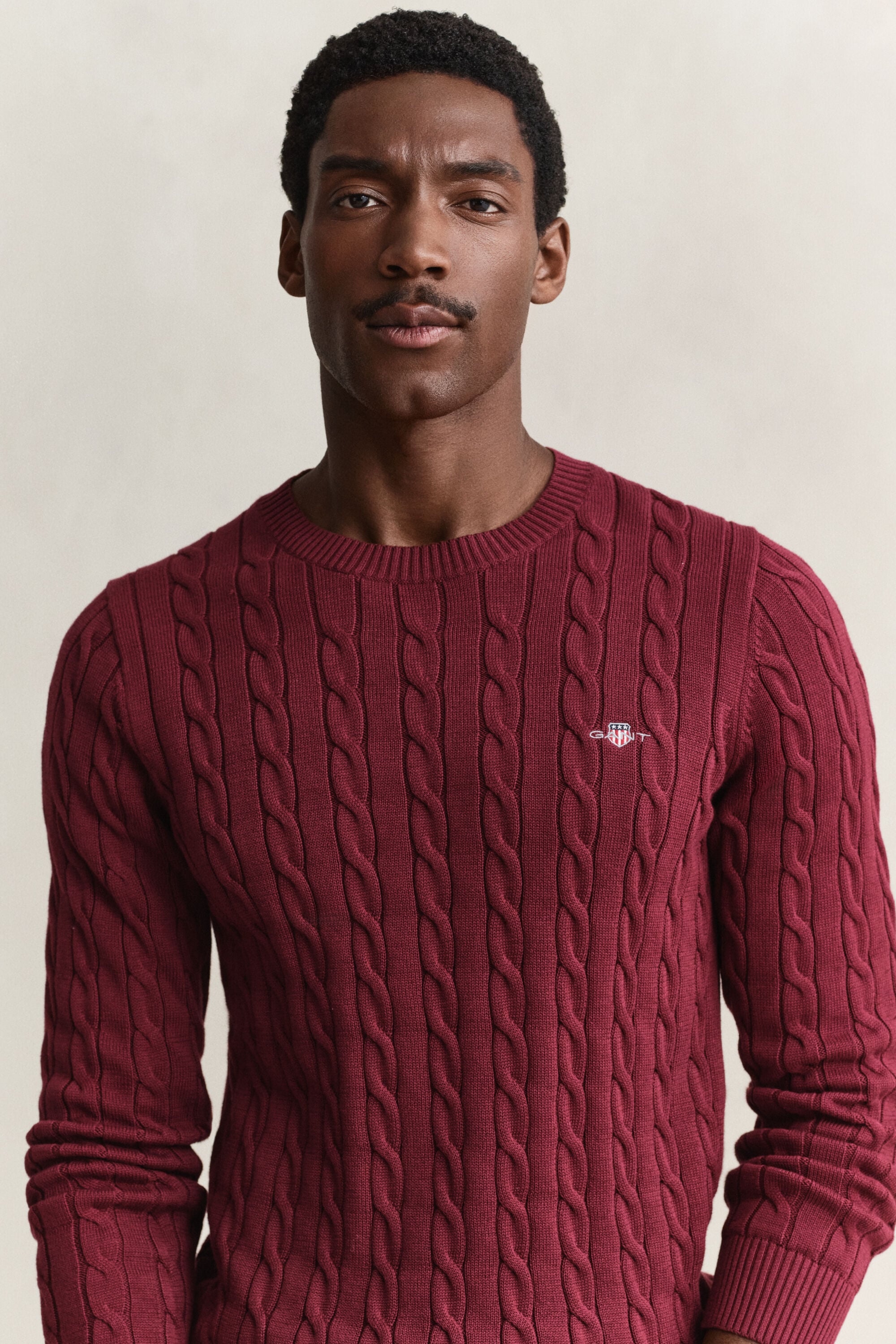 Camisola em malha entrançada Classic