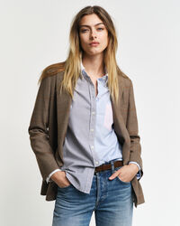 Camisa com patchwork relaxed fit