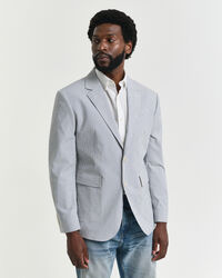 Casaco de fato Seersucker slim fit