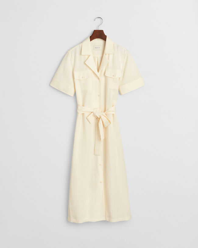 Vestido com bolsos regular fit