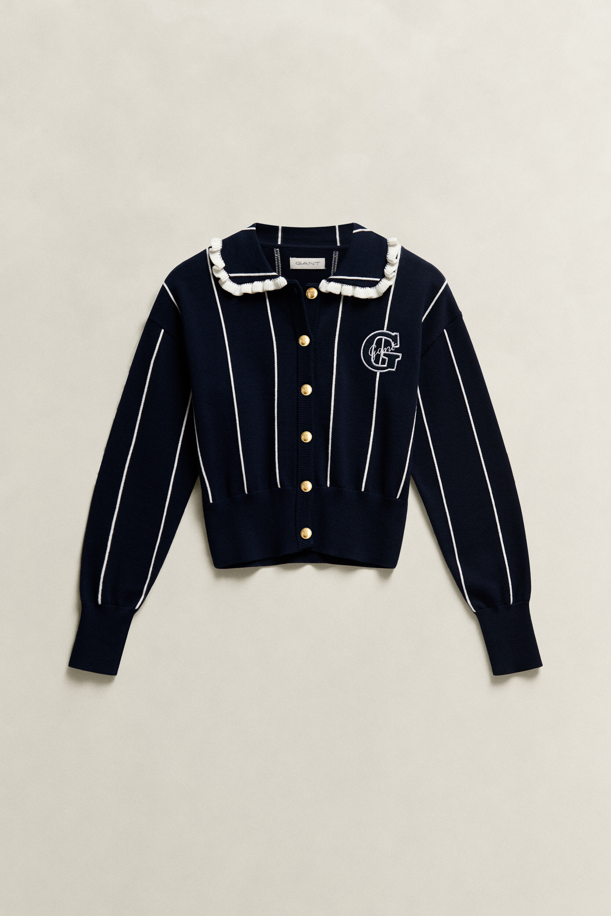 Casaco de malha às riscas Teen Girls