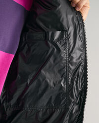 Blusão acolchoado de penas Shiny