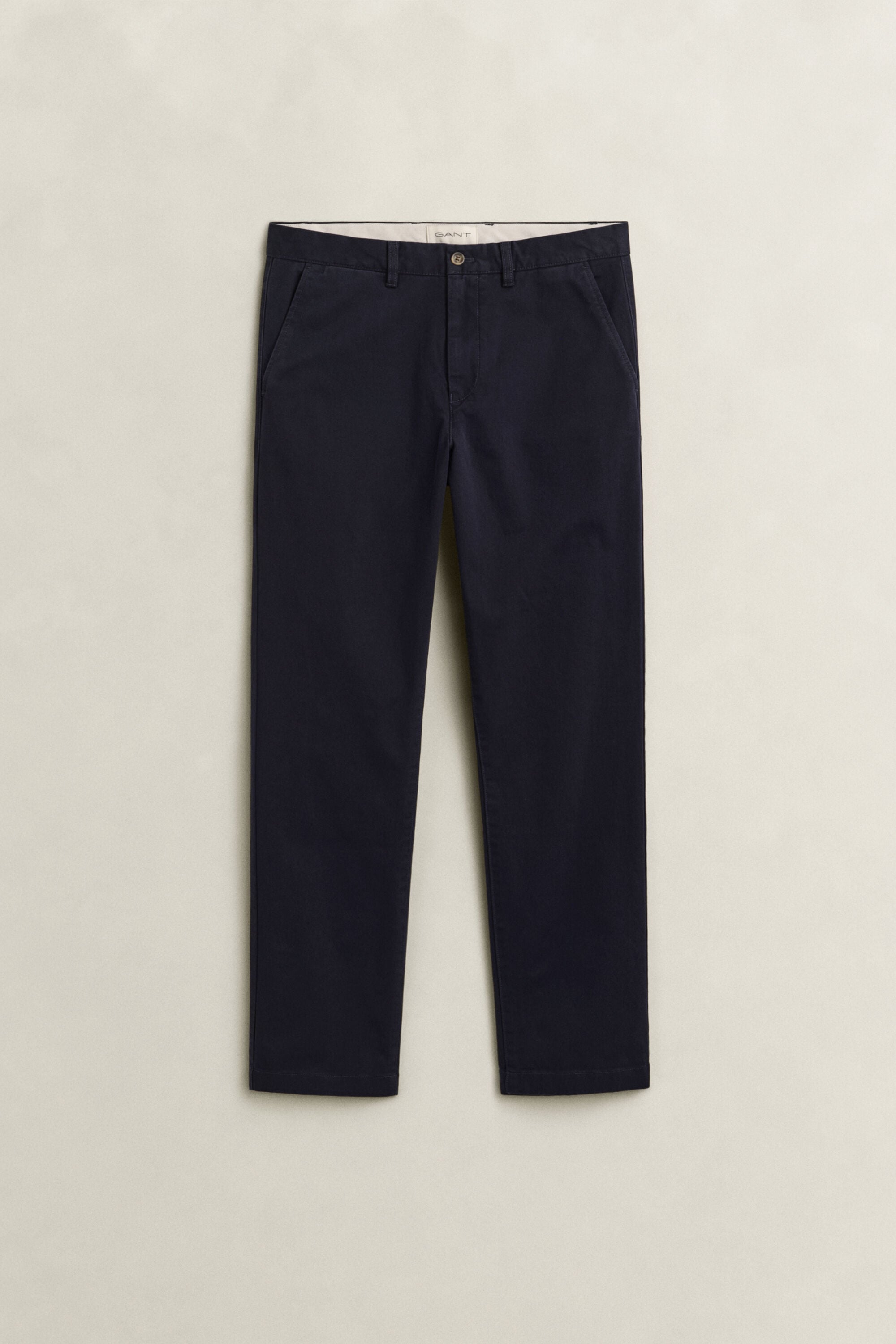 Calças chino confortáveis regular fit
