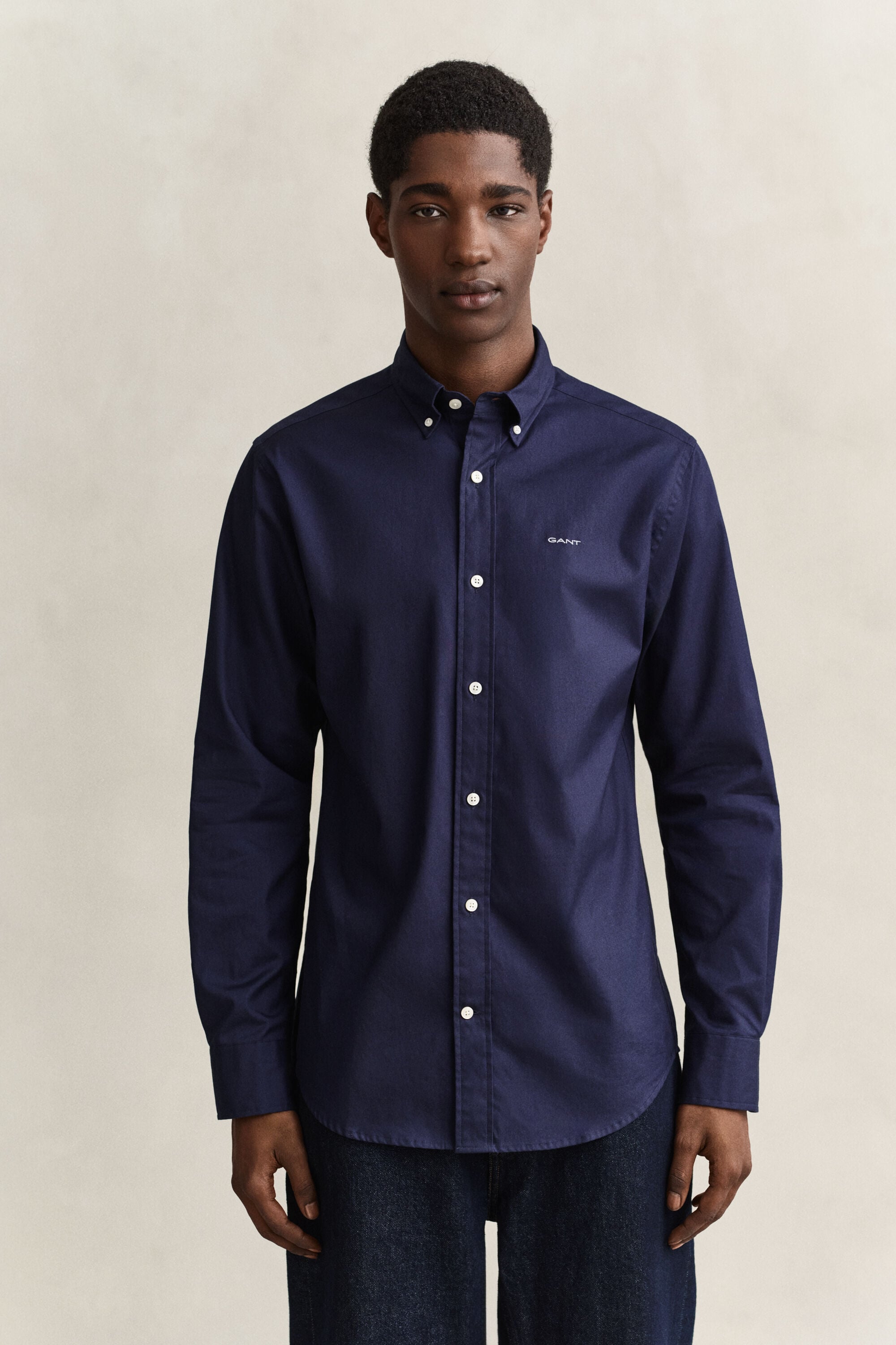 Camisa Oxford pinpoint regular fit