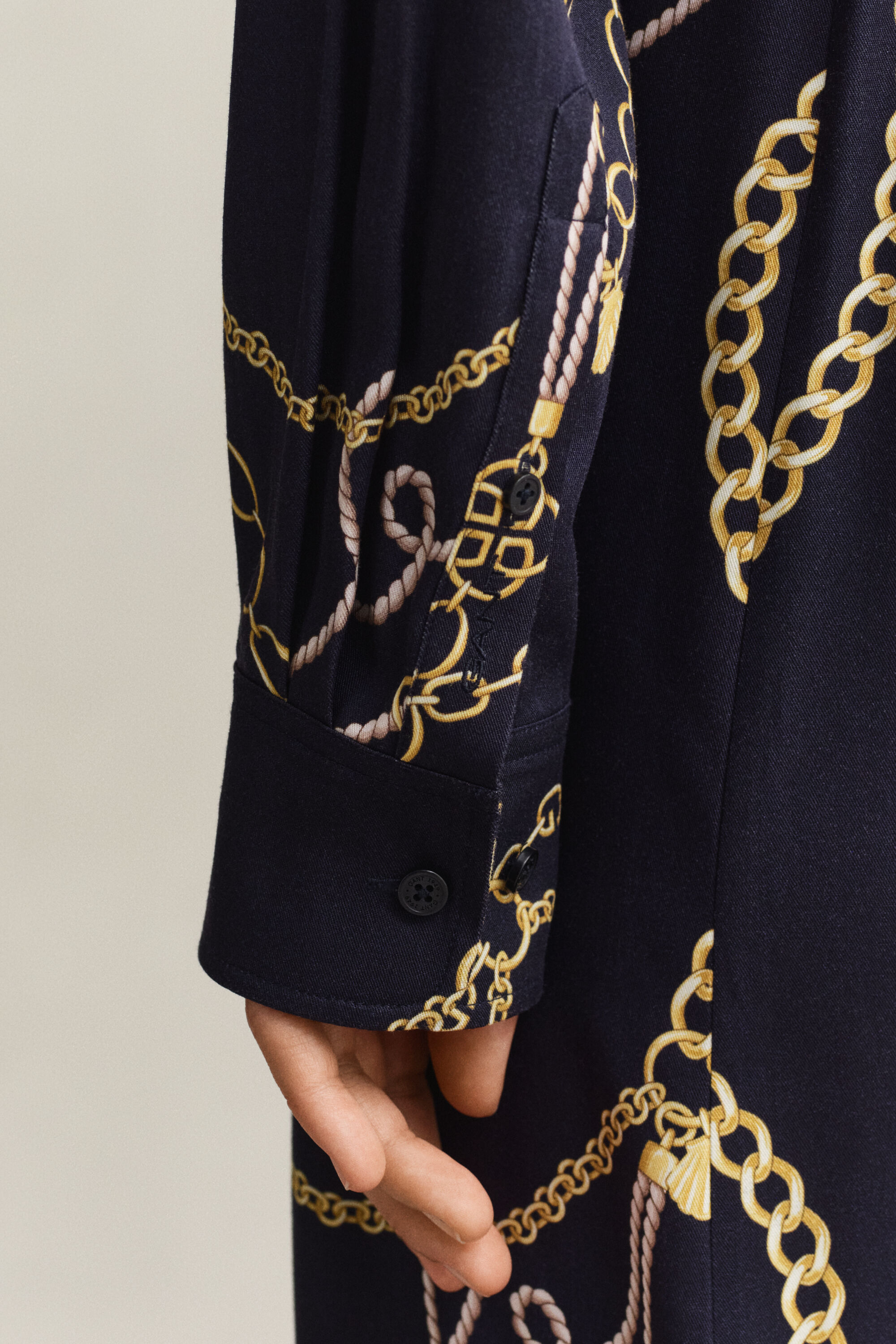 Vestido-camisa estampado