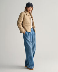 Blusão acolchoado com colarinho