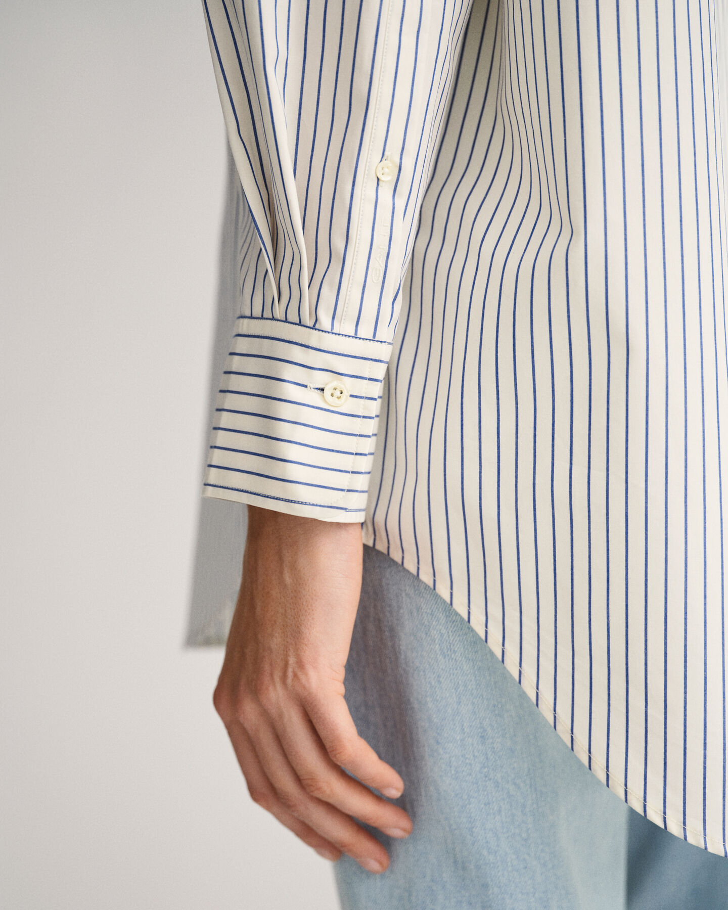 Camisa Pinstripe oversized