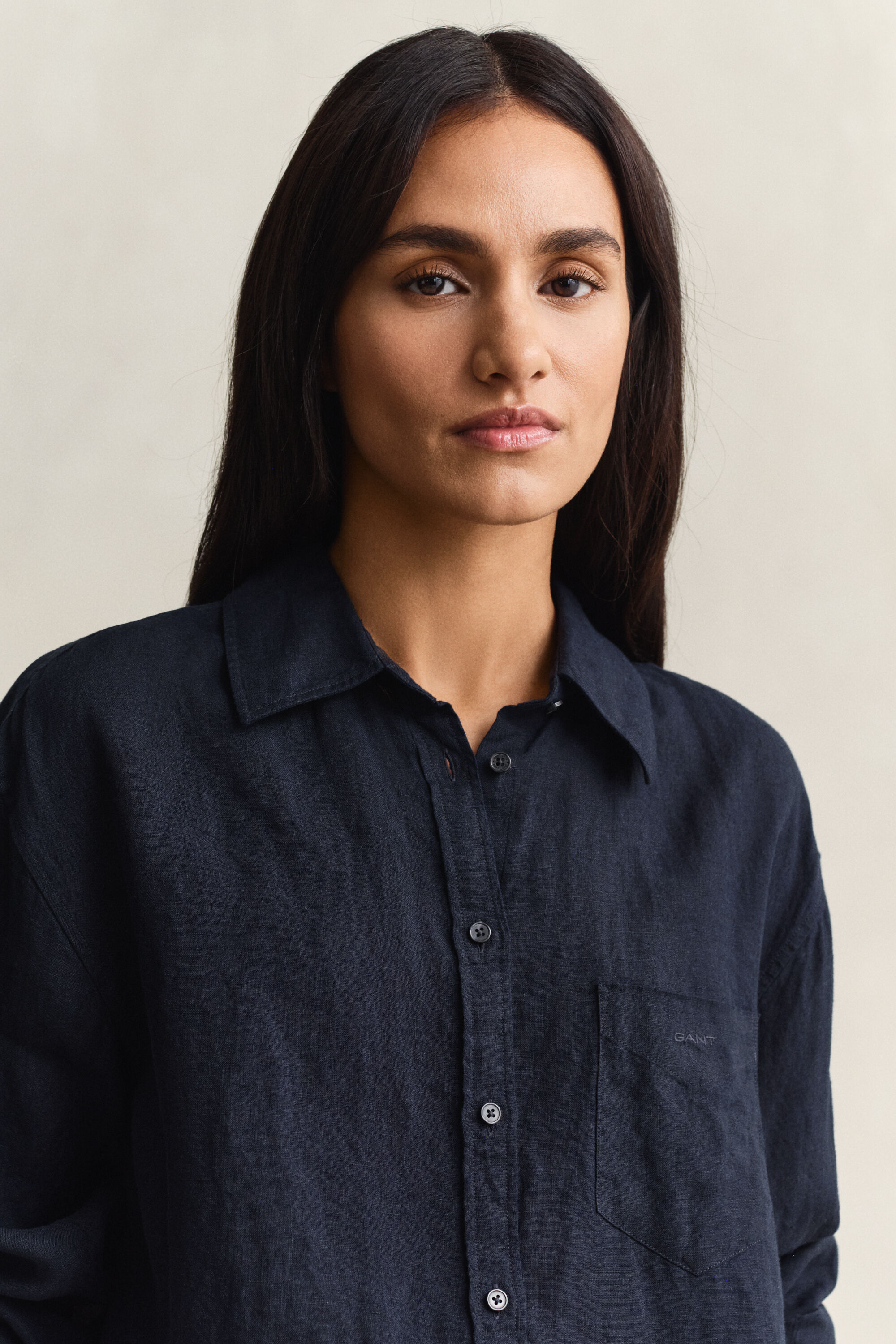 Camisa de linho relaxed fit