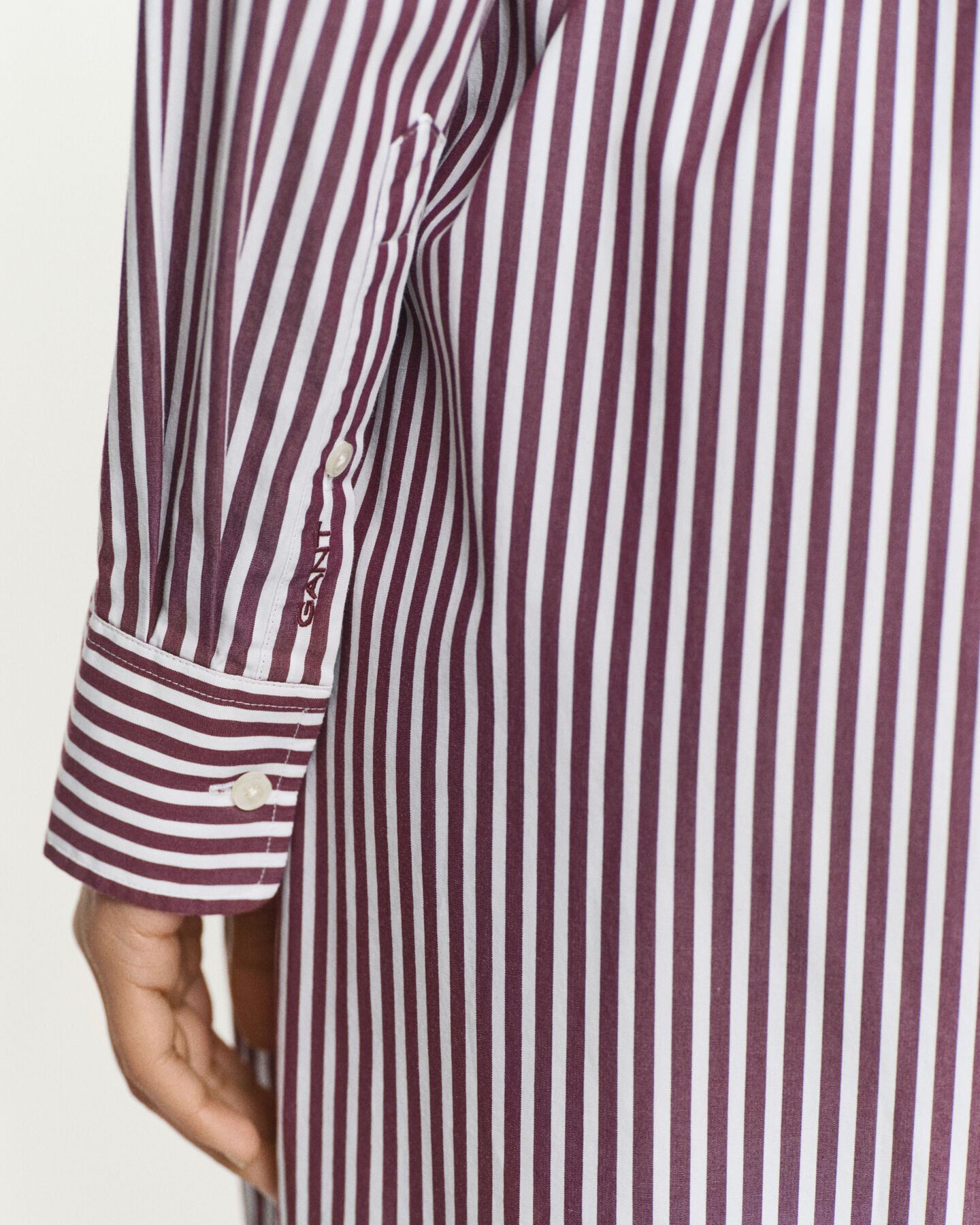 Vestido-camisa em popelina com cinto Classic