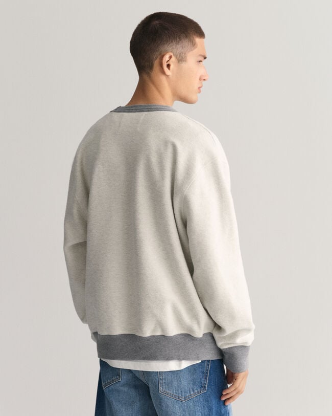 Sweatshirt com decote redondo Reversed