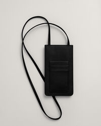 Bolsa de pescoço em pele