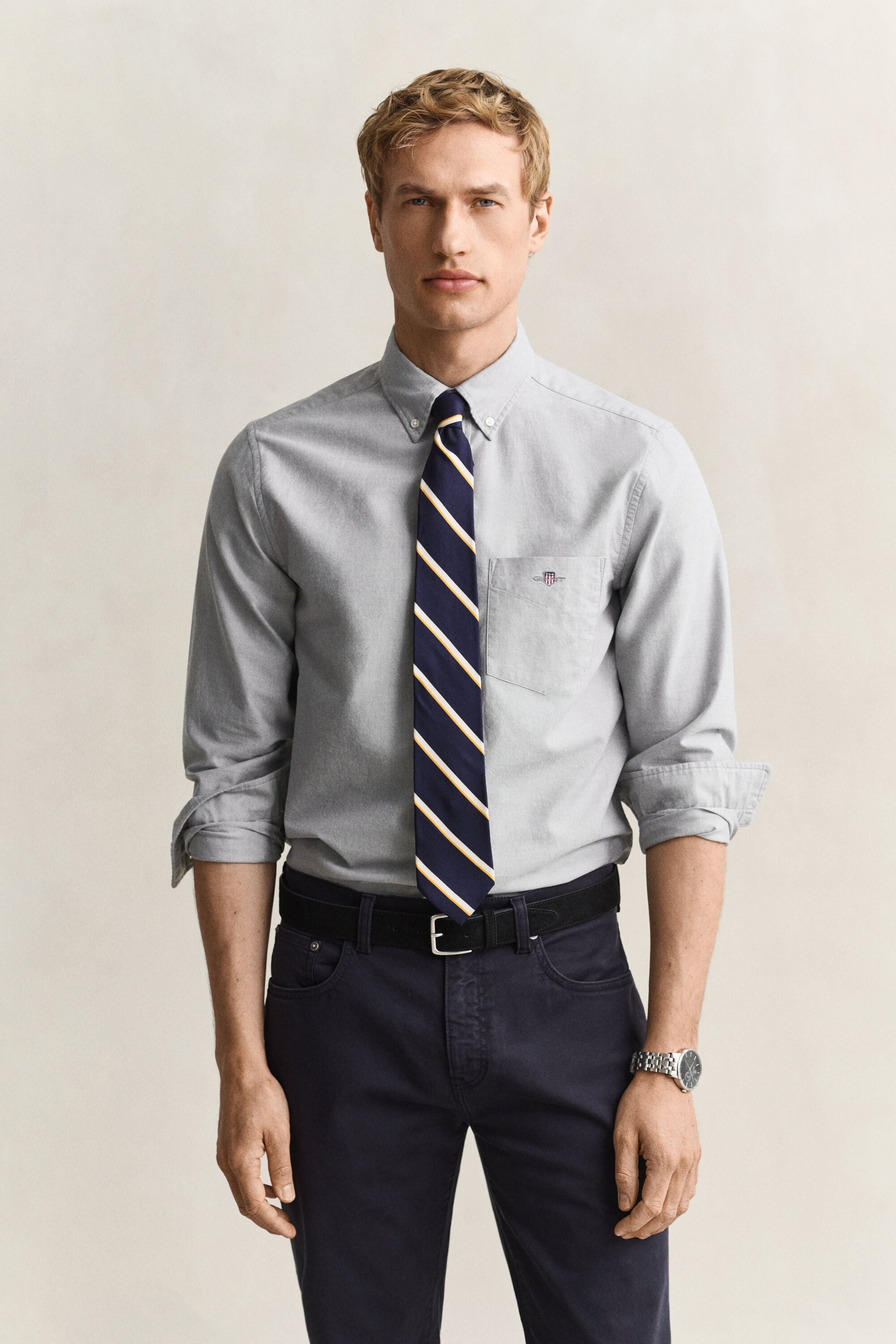 Camisa Oxford clássica regular fit