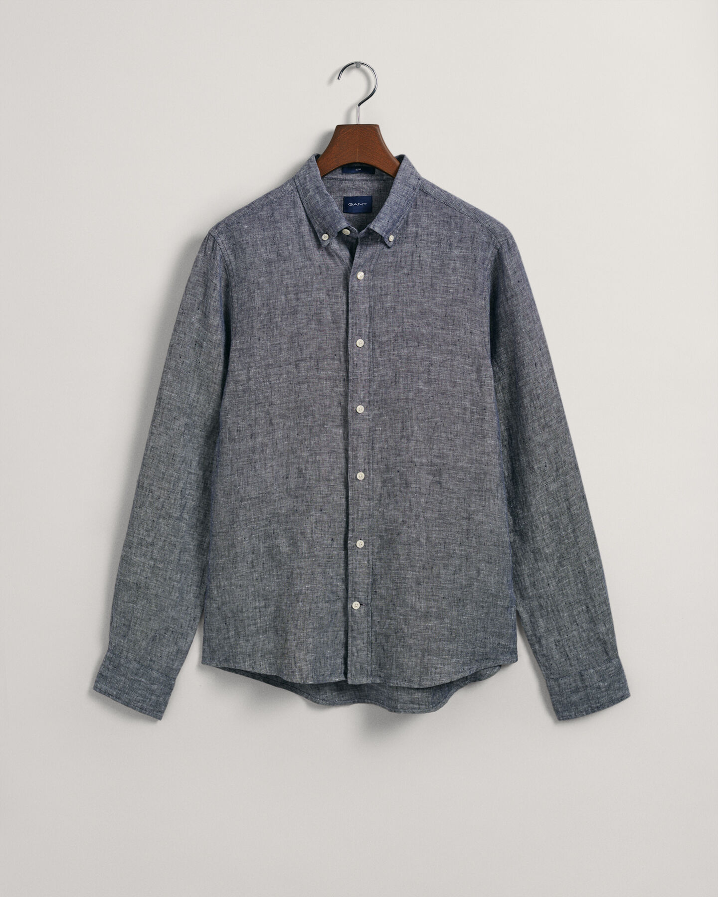 Camisa de linho slim fit