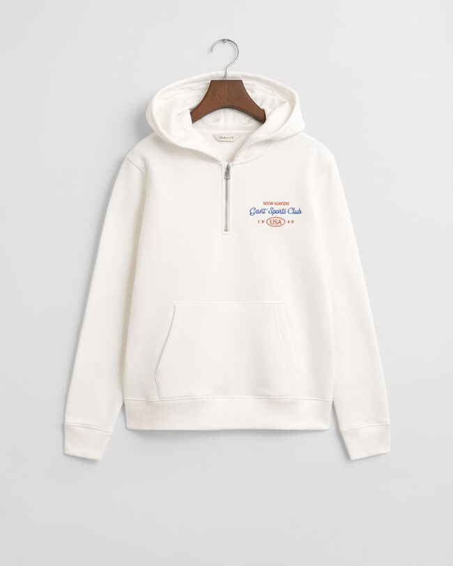 Sweatshirt com capuz e meio fecho de correr Sports Club Graphic Teen Girls