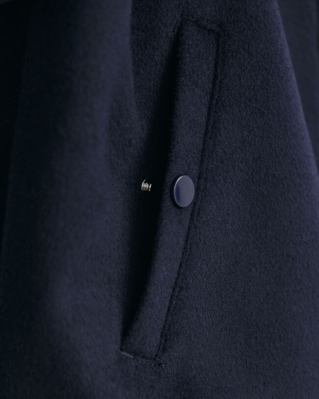 Blusão bomber em lã