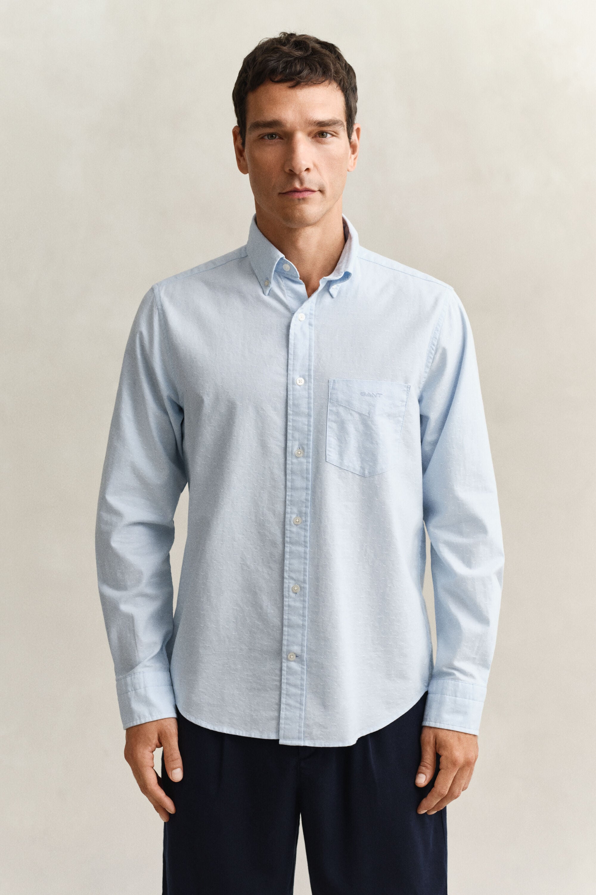 Camisa Oxford Dobby Classic