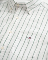 Camisa Oxford clássica às riscas regular fit