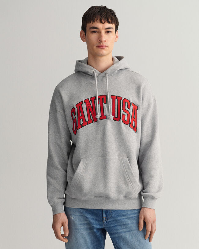 Sweatshirt com capuz desportiva USA Graphic