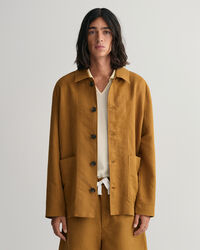 Casaco em linho e algodão